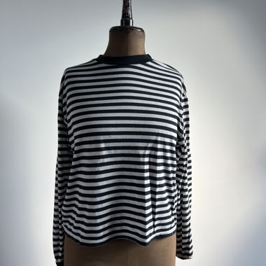 Brandy Melville Schwarz-Weiss Longsleeve