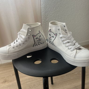 Sneakers alte bianche