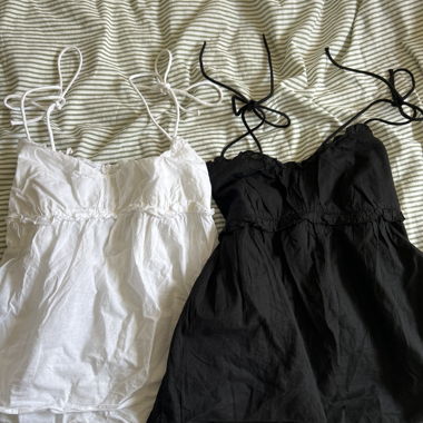 Lot de 2 hauts à nouer