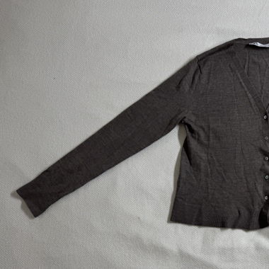 Thin Brown Cardigan