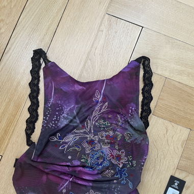Hera Backless Diamante Top von Jaded London