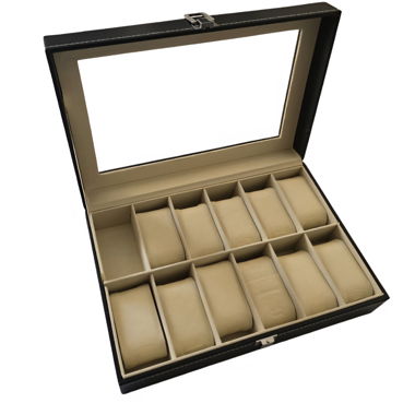 Porta orologi con 12 scomparti