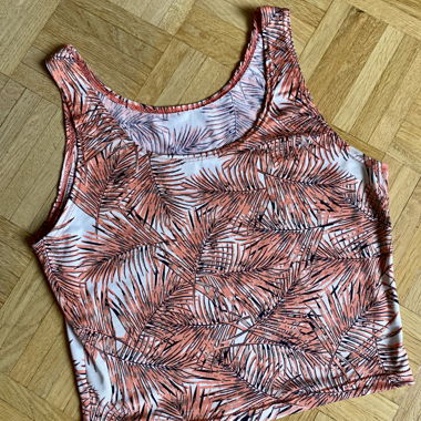 Tanktop mit Palmenprint