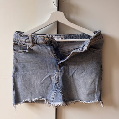 Gonna mini in denim