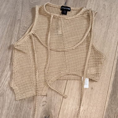 Top Copricostume Asimmetrico