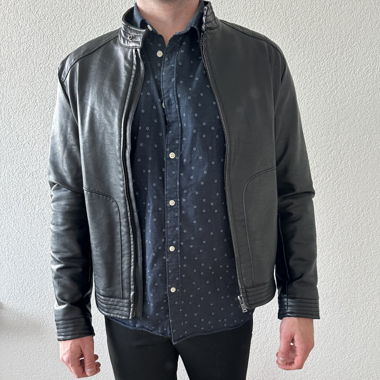 Mango Lederjacke