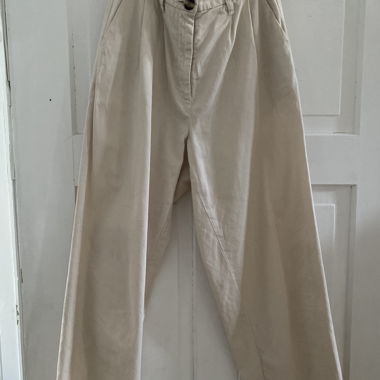 Collectif mon Amour Baumwollhose in Beige