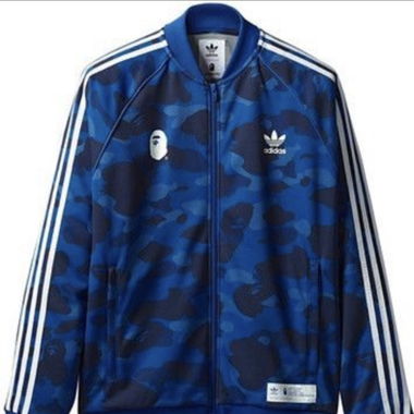 Bape x Adidas adicolor track top