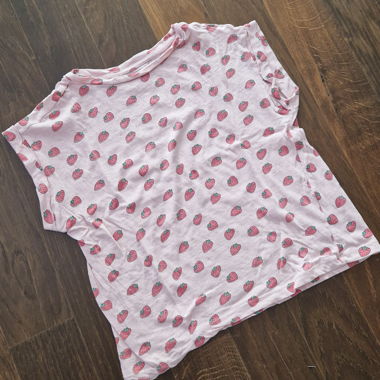 Erdbeer Crop Top