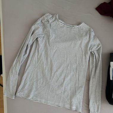 T-shirt à manches longues à rayures