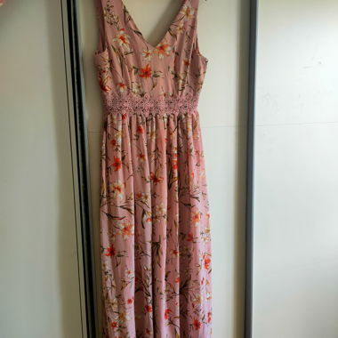 Robe fleurie rose
