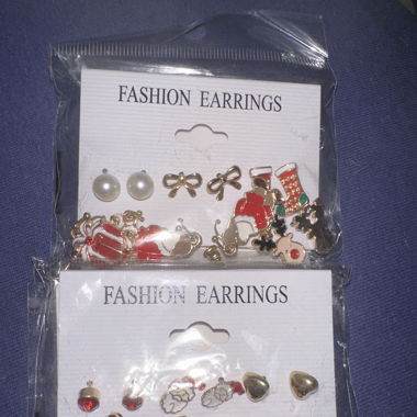 Boucles d’oreilles Noël 