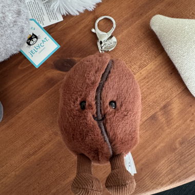Jellycat Coffee Bean Keychain