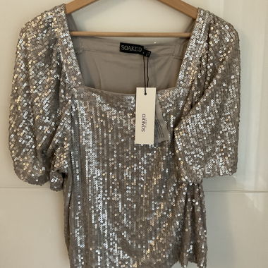 Edles Pailletten-T-Shirt