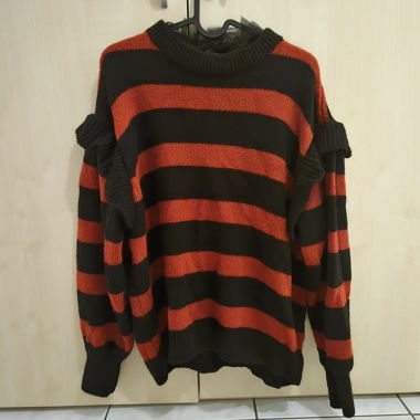 Zara Maglia Rosso Nera 
