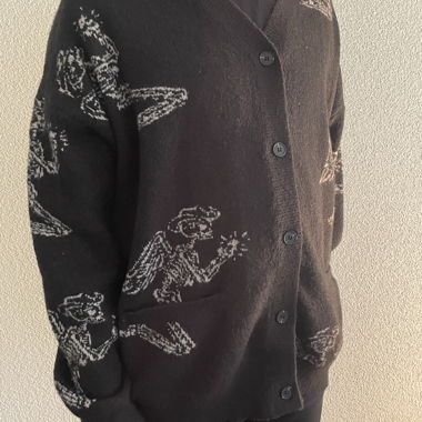 Strickjacke Schwarz