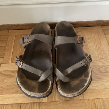Birkenstock brun à double bride