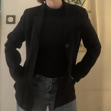 Blazer noir Caroline Biss