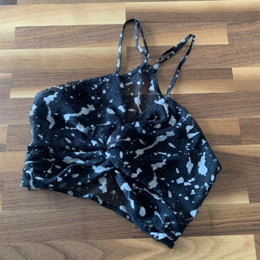 Bluse Top / Schwarz