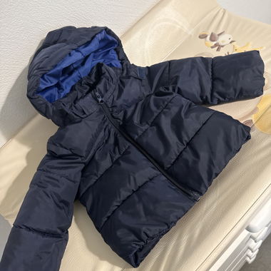 Piumino bambino blu scuro