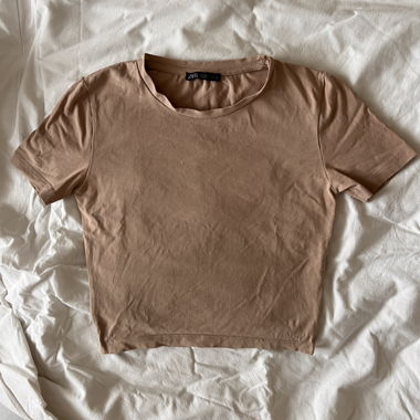 Zara Beige T-Shirt