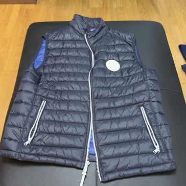 Gilet en duvet bleu foncé