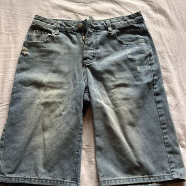 Jeans-Shorts blau