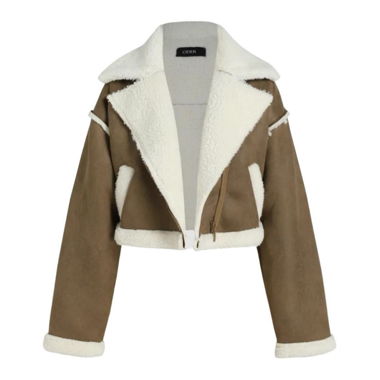 Jacke mit Kunstfell