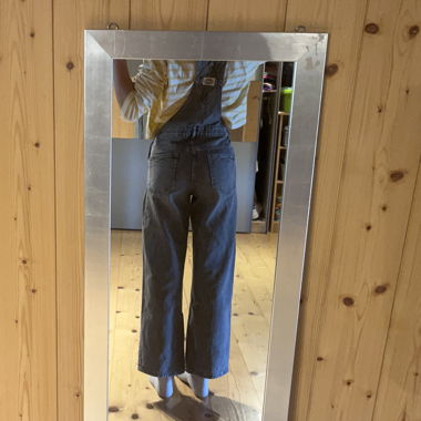 Grey Denim Jumpsuit