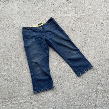Jeans Versace, jeans y2k 3/4 per donna