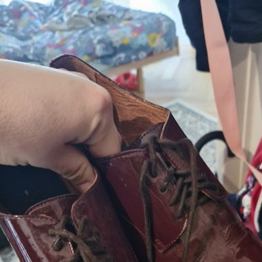 Chaussure  bordeaux classe 
