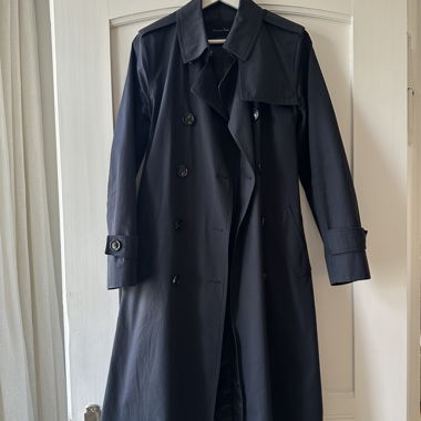 Massimo Dutti Trenchcoat dunkelblau
