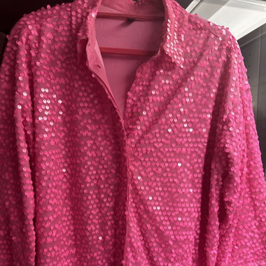 Dress with sequins