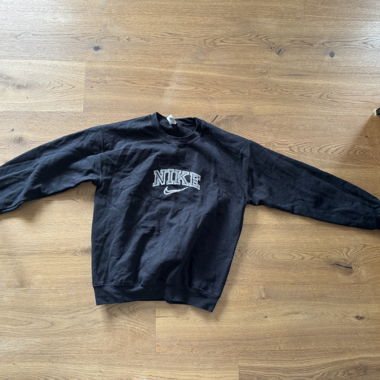 Felpa Nike Collegiate con girocollo, taglia M, nera