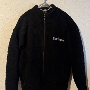 Black Los Angeles Fleece Jacket