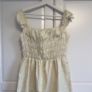 gelbes Sommerkleid kurz M