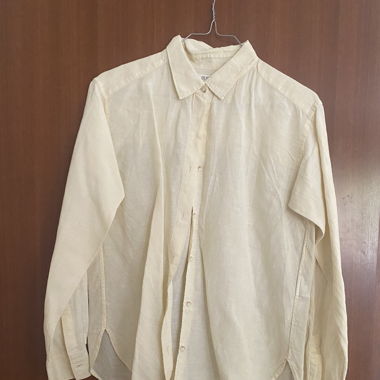 Chemise UNIQLO jaune
