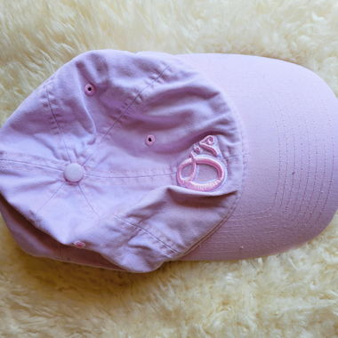Cappellino rosa pastello