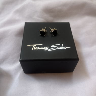 Schwarze Ohrringe, Thomas Sabo