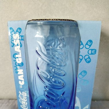 2008 McDonald's Coca Cola The "Can" Glas Dose Blau