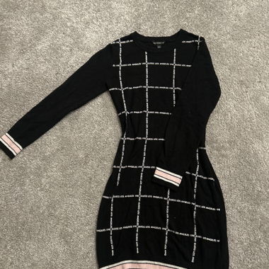 Black Guess knit dress