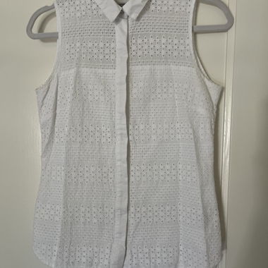 Blusa di pizzo bianca H&M