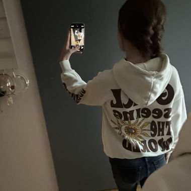 Zara Hoodie with Backprint🪩
