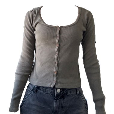Brandy Melville Ribbed Crop Top