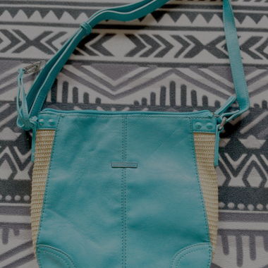 Blaue Tasche 