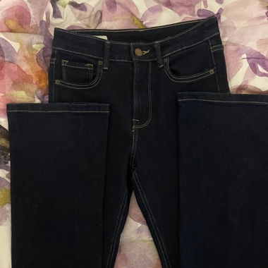 Jeans flare Zara blu scuro