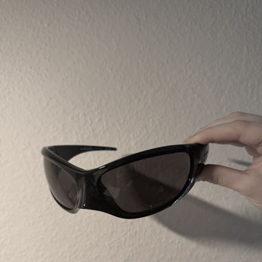 Balenciaga Skin Oval Sunglasses