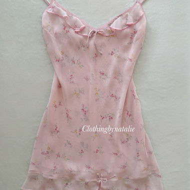 Jones Newyork Abito Slip floreale rosa taglia M