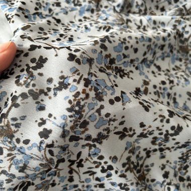 Floral long-sleeve dress Boho style 