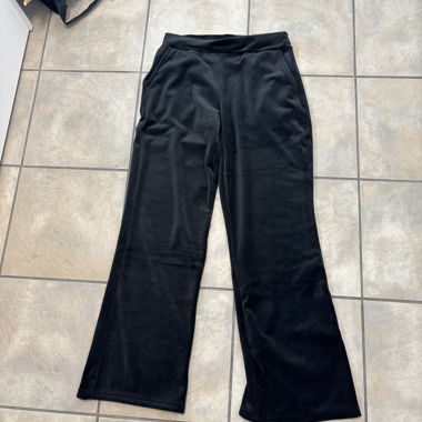 Pantaloni in velluto nero Taglia M